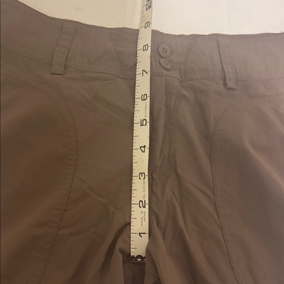 Patagonia Solimar Womens 6 Roll Up Stretch Camping Hiking Pants Beige Khaki SZ S - Picture 14 of 14